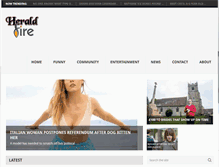 Tablet Screenshot of heraldfire.net